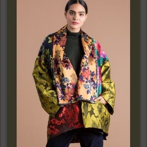 Brocade Kimono-Style Jacket